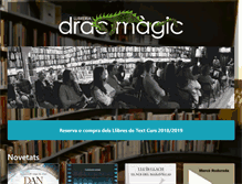 Tablet Screenshot of llibreriadracmagic.net